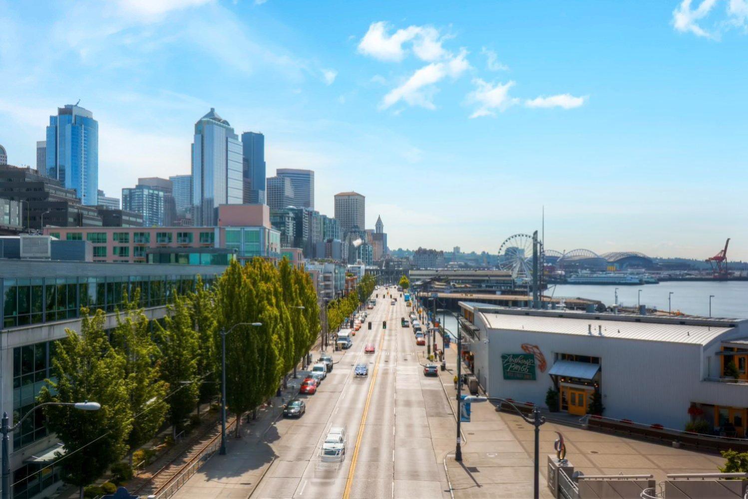 Space Needle Downtown Modern Top Story Penthouse Seattle Exteriör bild